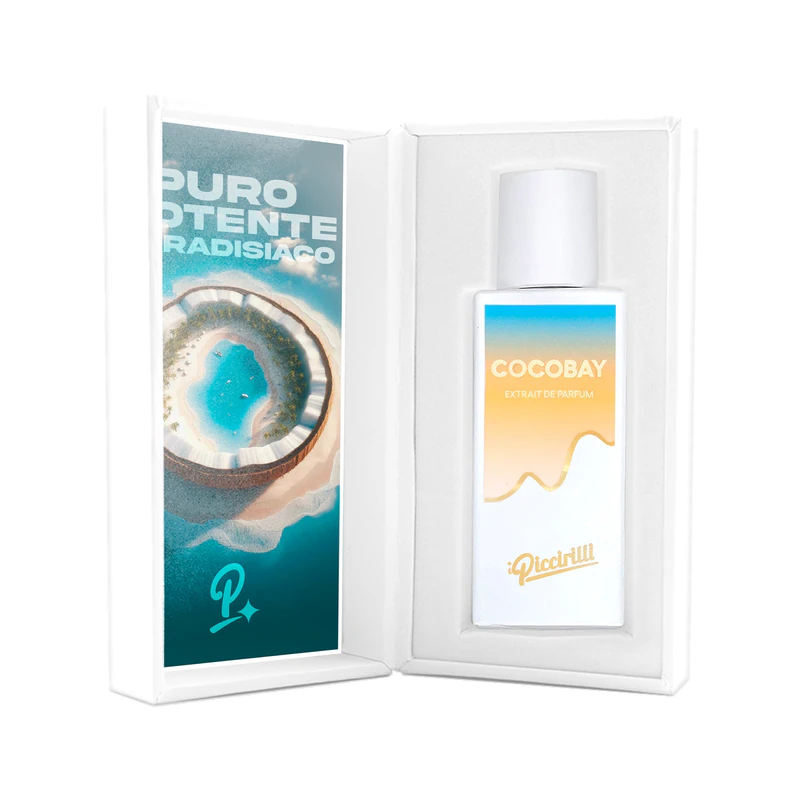 i Piccirilli Cocobay Extrait de Parfum 30 ml nella confezione aperta